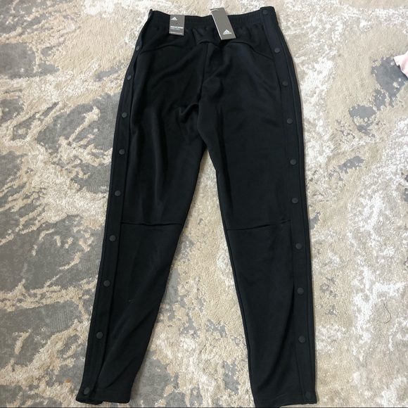 NWT ADIDAS Mens Black ID Snap Track Tear Away Pants Br3286 - Picture 4 of 9